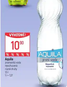 Globus Aquila pramenitá voda neochucená nabídka