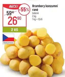 Globus Brambory konzumní rané nabídka