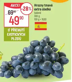 Globus Hrozny tmavé extra sladké nabídka