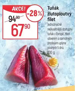 Globus Tuňák žlutoploutvý filet nabídka