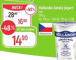 Globus Hollandia Selský jogurt nabídka