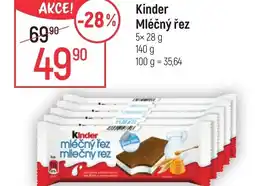Globus Kinder Mléčný řez nabídka