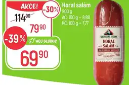 Globus Horal salám nabídka