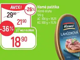 Globus Hamé paštika nabídka