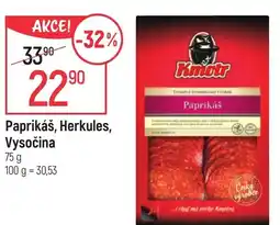 Globus Paprikáš, Herkules, Vysočina nabídka