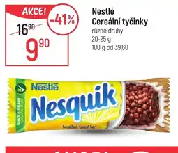 Globus Nestlé Cereální tyčinky nabídka
