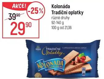 Globus Kolonáda Tradiční oplatky nabídka