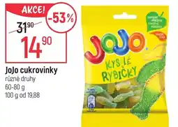 Globus JoJo cukrovinky nabídka