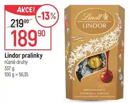 Globus Lindor pralinky nabídka