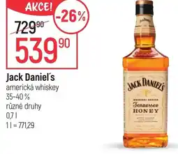 Globus Jack Daniel's americká whiskey nabídka