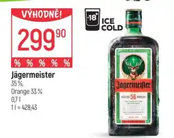 Globus Jägermeister nabídka