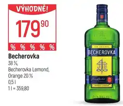 Globus Becherovka nabídka
