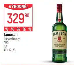 Jameson irská whiskey