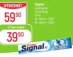 Globus Signal zubní pasta nabídka