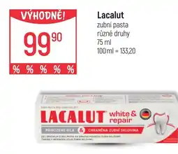 Globus Lacalut zubní pasta nabídka