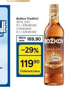 Tesco Božkov tradiční nabídka