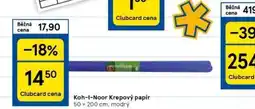 Tesco Koh-i-noor krepový papír nabídka