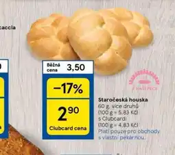 Tesco Staročeská houska nabídka