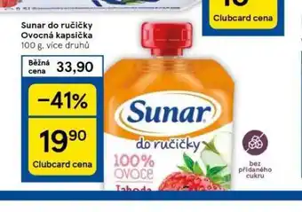 Tesco Sunar do ručičky ovocná kapsička nabídka