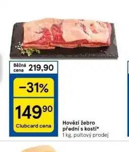 Tesco Hovězí žebro přední s kostí nabídka