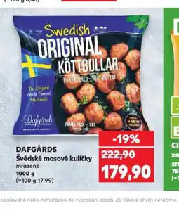 Kaufland Dafgards švédské masové kuličky nabídka