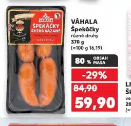 Kaufland Váhala špekáčky nabídka