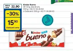 Tesco Kinder bueno nabídka