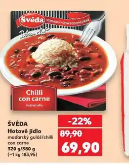 Kaufland Švéda hotové jídlo nabídka