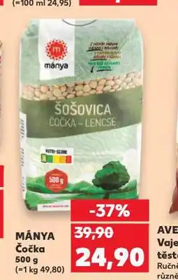 Kaufland Mánya čočka nabídka