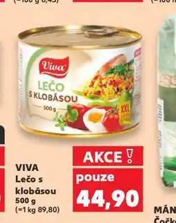 Kaufland Viva lečo s klobásou nabídka