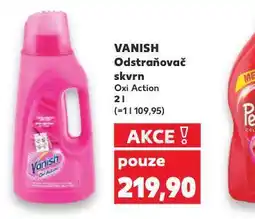 Kaufland Vanish odstraňovač skvrn nabídka