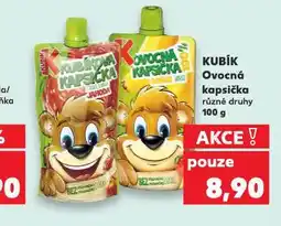 Kaufland Kubík ovocná kapsička nabídka