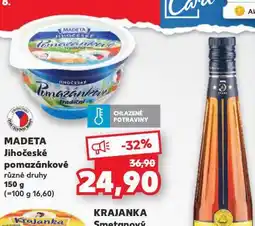Kaufland Madeta jihočeské tradiční pomazánkové nabídka