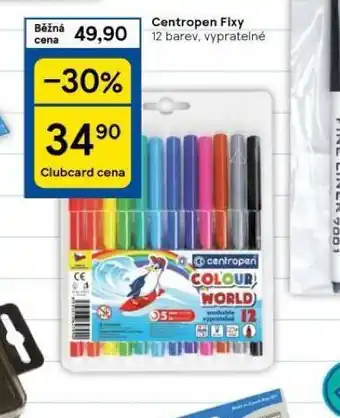 Tesco Centropen fixy nabídka