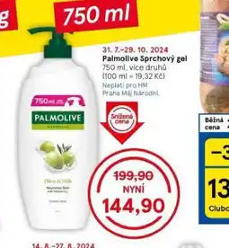 Tesco Palmolive sprchový gel nabídka