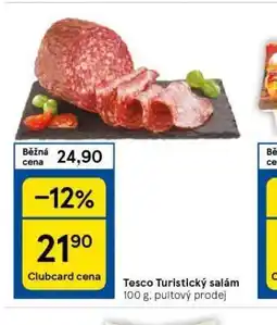 Tesco Turistický salám nabídka