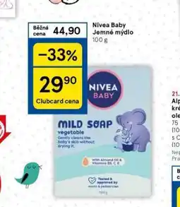 Tesco Nivea baby jemné mýdlo nabídka
