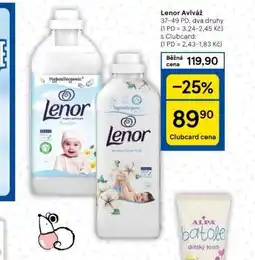 Tesco Lenor aviváž nabídka