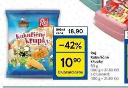 Tesco Rej kukuřičné křupky nabídka