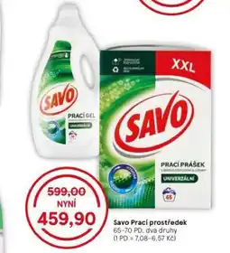 Tesco Savo prací gel nabídka