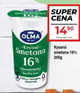Hruška Olma kysaná smetana 16% nabídka