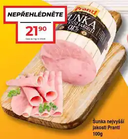 Hruška Šunka nejvyšší jakosti nabídka