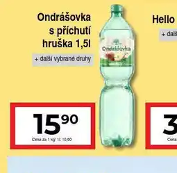 Hruška Ondrášovka s příchutí hruška nabídka