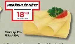 Hruška Eidam sýr 45% nabídka