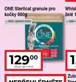 Hruška Purina one granule pro kočky nabídka