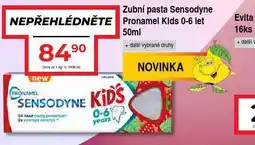 Hruška Sensodyne kids zubní pasta nabídka