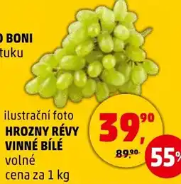Penny Market HROZNY RÉVY VINNÉ BÍLÉ nabídka