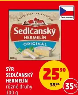 Penny Market SÝR SEDLČANSKÝ HERMELÍN nabídka