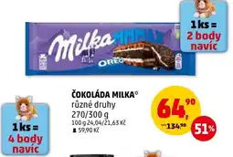Penny Market ČOKOLÁDA MILKA nabídka
