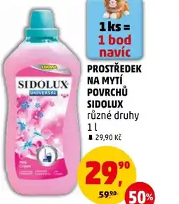 Penny Market PROSTŘEDEK NA MYTÍ POVRCHŮ SIDOLUX nabídka